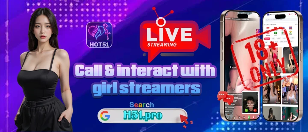 Hot51 Mobile App Live Stream di Indonesia